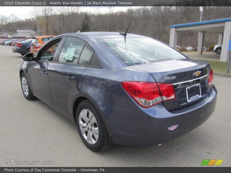 Atlantis Blue Metallic / Jet Black/Medium Titanium 2013 Chevrolet Cruze LS
