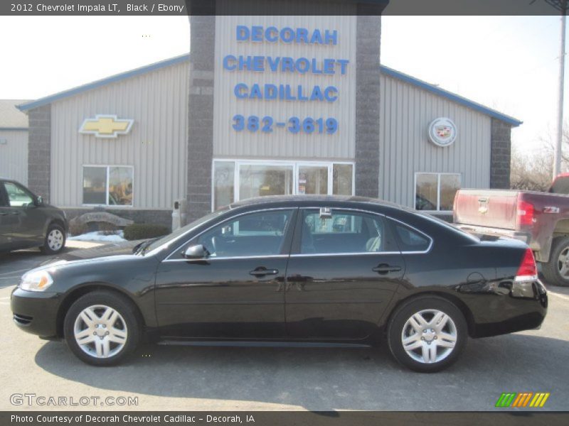 Black / Ebony 2012 Chevrolet Impala LT
