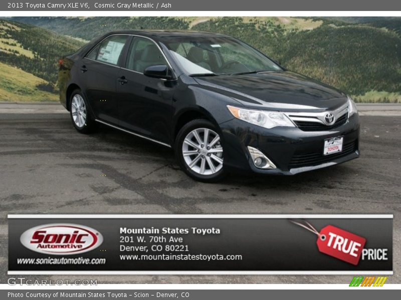 Cosmic Gray Metallic / Ash 2013 Toyota Camry XLE V6