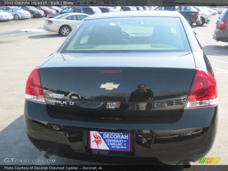 Black / Ebony 2012 Chevrolet Impala LT