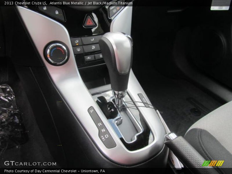 Atlantis Blue Metallic / Jet Black/Medium Titanium 2013 Chevrolet Cruze LS