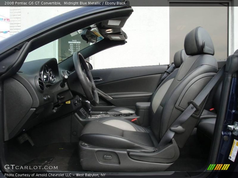 Midnight Blue Metallic / Ebony Black 2008 Pontiac G6 GT Convertible