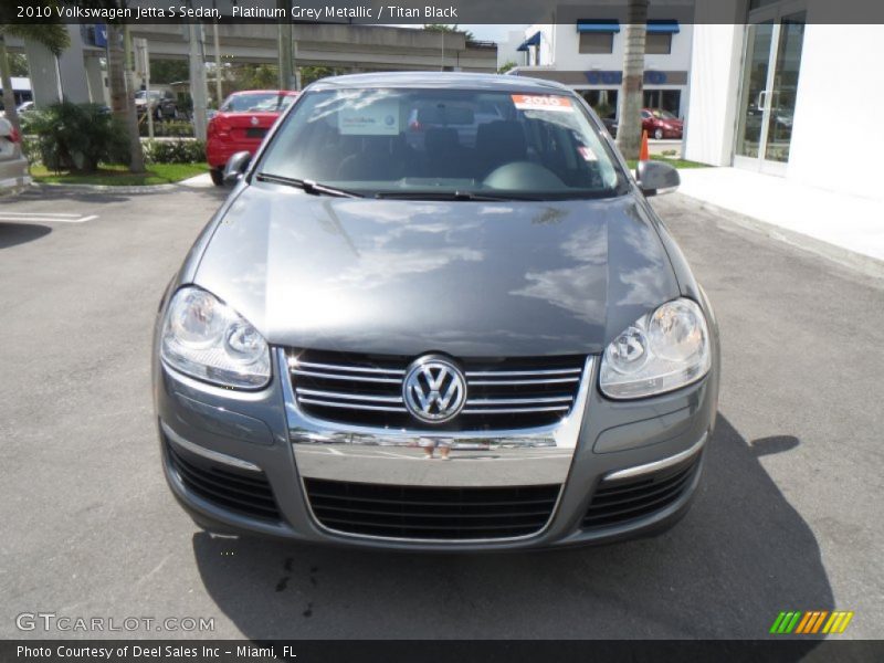 Platinum Grey Metallic / Titan Black 2010 Volkswagen Jetta S Sedan