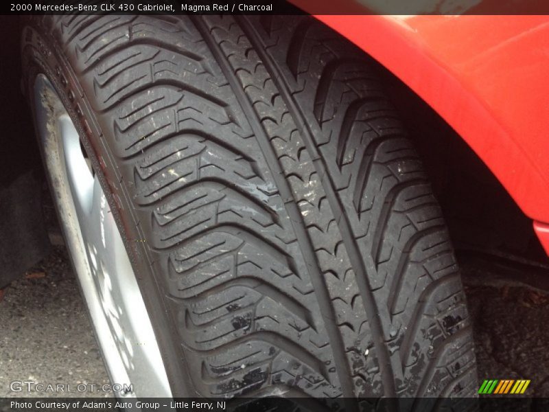 Magma Red / Charcoal 2000 Mercedes-Benz CLK 430 Cabriolet