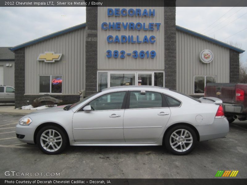 Silver Ice Metallic / Ebony 2012 Chevrolet Impala LTZ