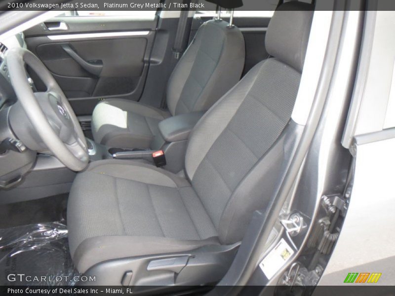 Platinum Grey Metallic / Titan Black 2010 Volkswagen Jetta S Sedan