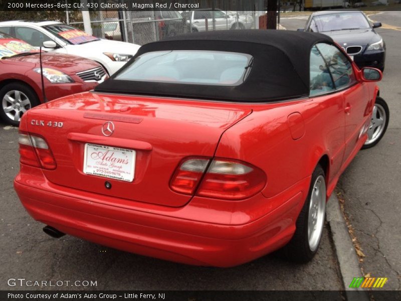 Magma Red / Charcoal 2000 Mercedes-Benz CLK 430 Cabriolet