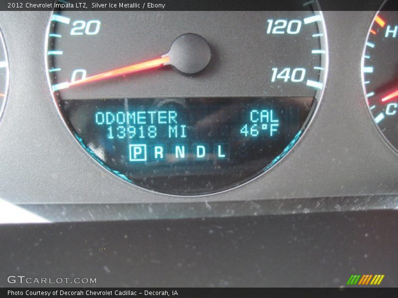 Silver Ice Metallic / Ebony 2012 Chevrolet Impala LTZ