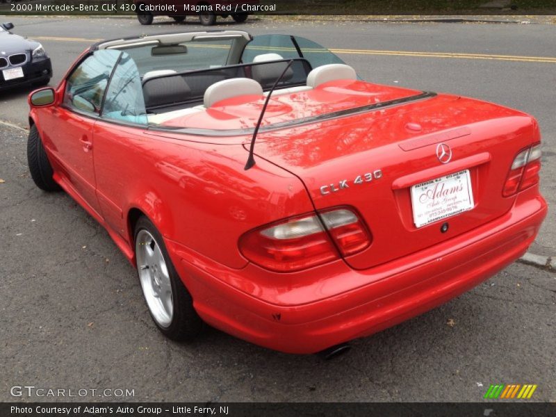 Magma Red / Charcoal 2000 Mercedes-Benz CLK 430 Cabriolet