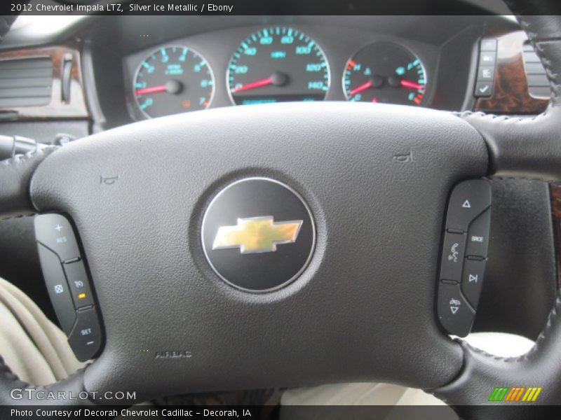 Silver Ice Metallic / Ebony 2012 Chevrolet Impala LTZ