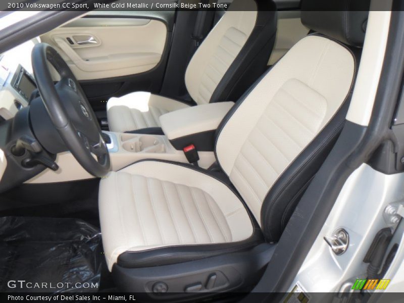 White Gold Metallic / Cornsilk Beige Two Tone 2010 Volkswagen CC Sport