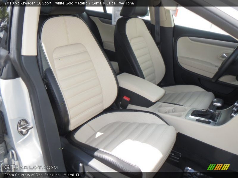 White Gold Metallic / Cornsilk Beige Two Tone 2010 Volkswagen CC Sport