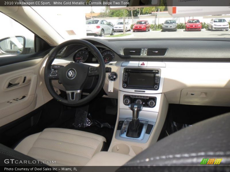 White Gold Metallic / Cornsilk Beige Two Tone 2010 Volkswagen CC Sport
