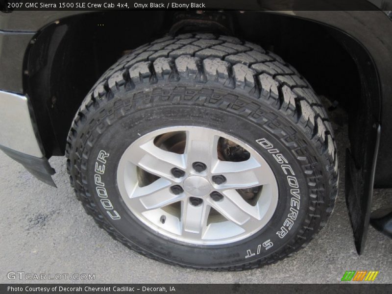 Onyx Black / Ebony Black 2007 GMC Sierra 1500 SLE Crew Cab 4x4