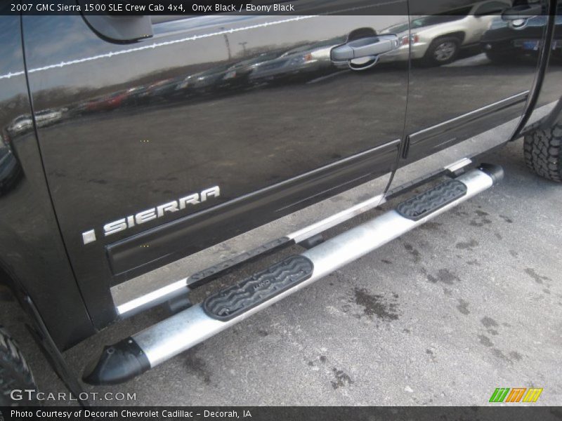 Onyx Black / Ebony Black 2007 GMC Sierra 1500 SLE Crew Cab 4x4