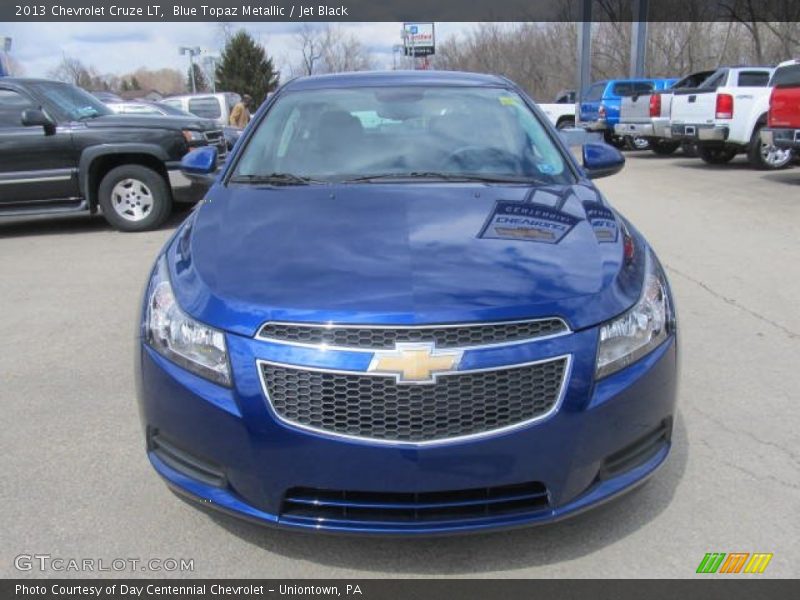 Blue Topaz Metallic / Jet Black 2013 Chevrolet Cruze LT