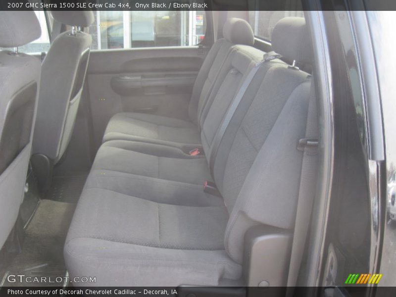 Onyx Black / Ebony Black 2007 GMC Sierra 1500 SLE Crew Cab 4x4