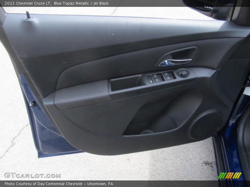 Blue Topaz Metallic / Jet Black 2013 Chevrolet Cruze LT
