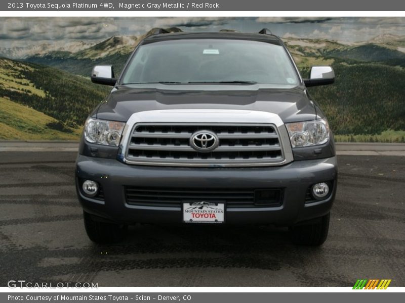 Magnetic Gray Metallic / Red Rock 2013 Toyota Sequoia Platinum 4WD