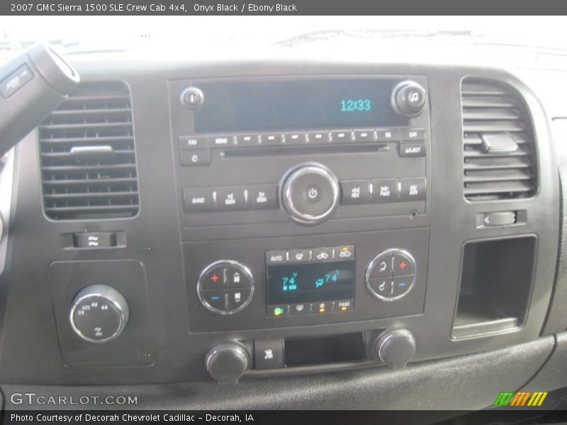 Onyx Black / Ebony Black 2007 GMC Sierra 1500 SLE Crew Cab 4x4