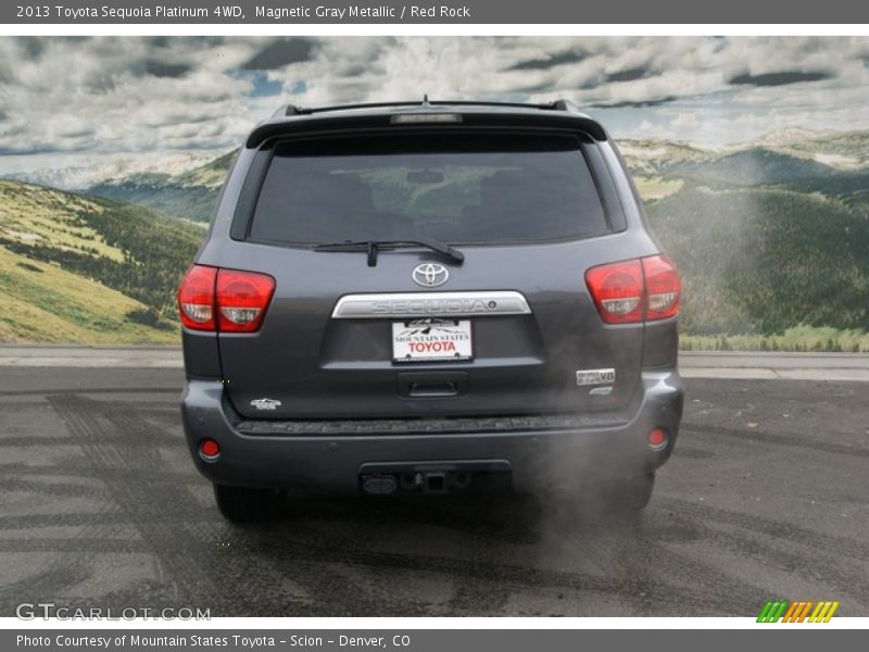 Magnetic Gray Metallic / Red Rock 2013 Toyota Sequoia Platinum 4WD