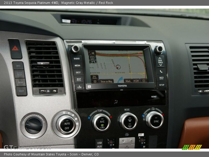 Magnetic Gray Metallic / Red Rock 2013 Toyota Sequoia Platinum 4WD
