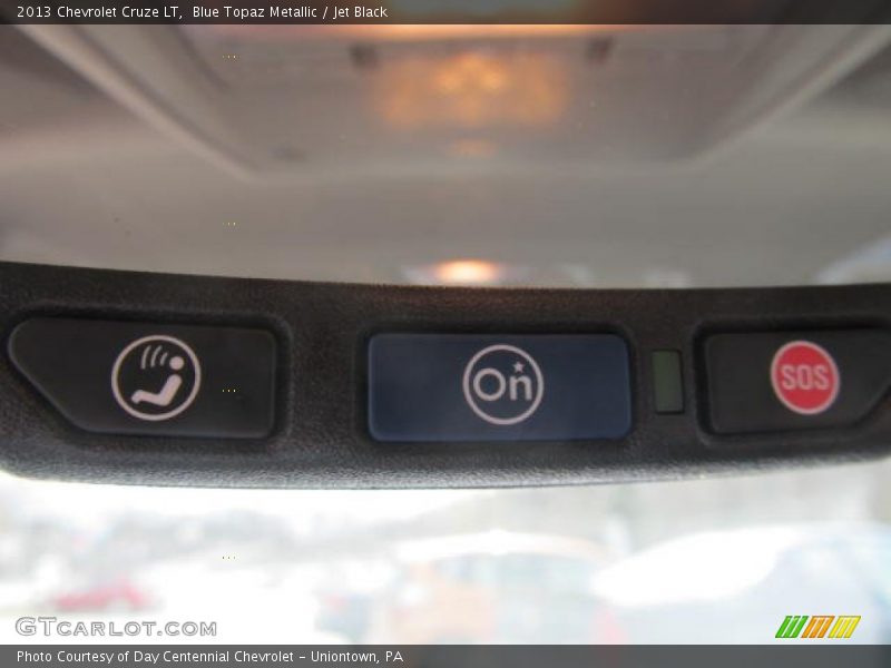 Blue Topaz Metallic / Jet Black 2013 Chevrolet Cruze LT