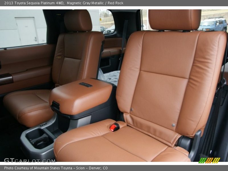 Rear Seat of 2013 Sequoia Platinum 4WD