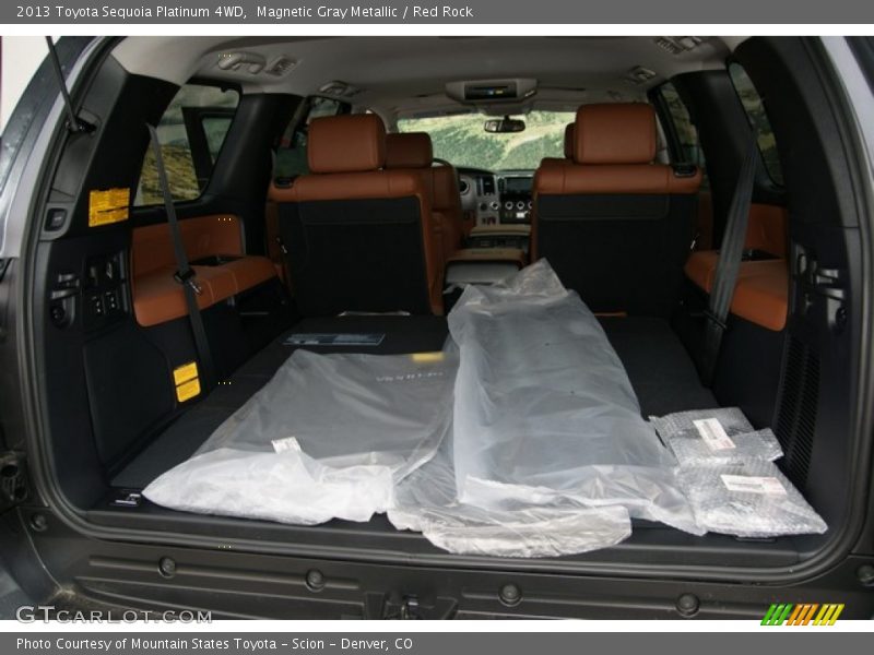 Magnetic Gray Metallic / Red Rock 2013 Toyota Sequoia Platinum 4WD