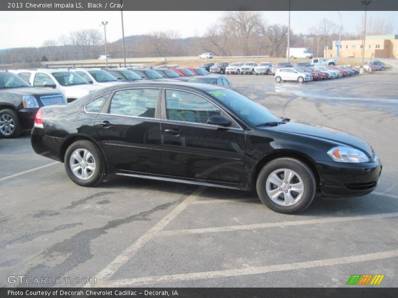 Black / Gray 2013 Chevrolet Impala LS