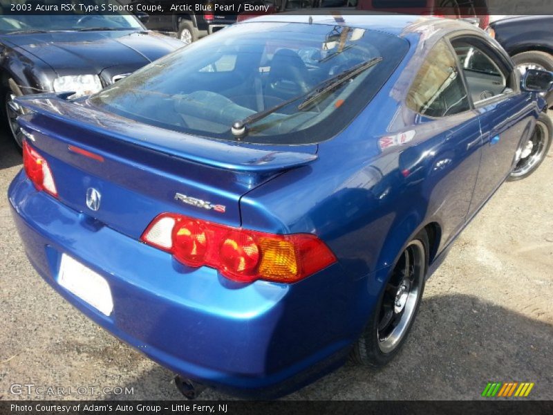 Arctic Blue Pearl / Ebony 2003 Acura RSX Type S Sports Coupe