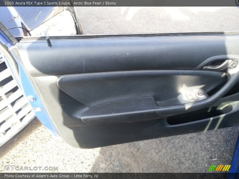 Arctic Blue Pearl / Ebony 2003 Acura RSX Type S Sports Coupe