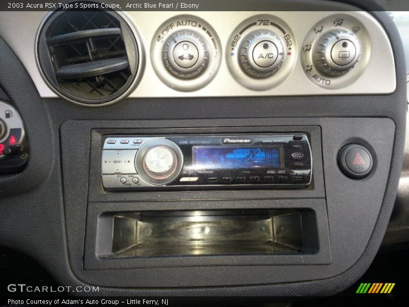Arctic Blue Pearl / Ebony 2003 Acura RSX Type S Sports Coupe