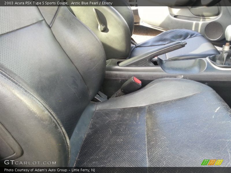 Arctic Blue Pearl / Ebony 2003 Acura RSX Type S Sports Coupe