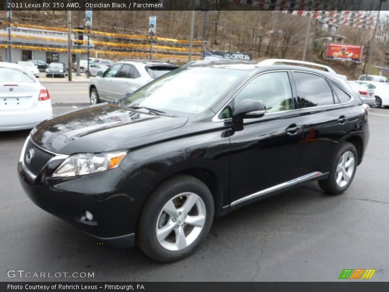 Obsidian Black / Parchment 2011 Lexus RX 350 AWD