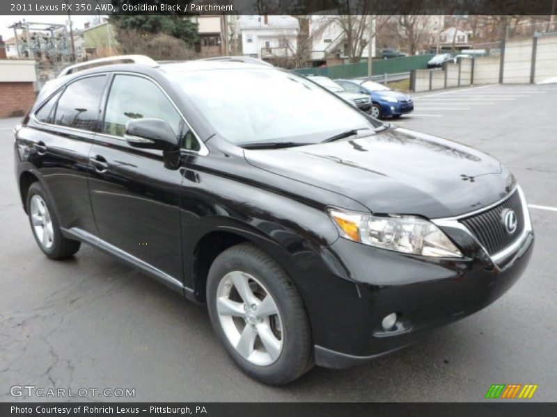 Obsidian Black / Parchment 2011 Lexus RX 350 AWD