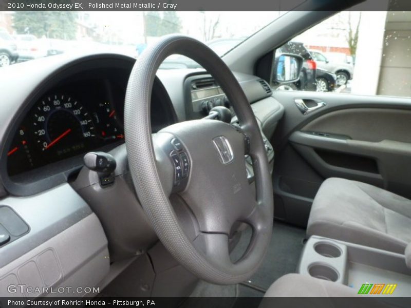 Polished Metal Metallic / Gray 2010 Honda Odyssey EX