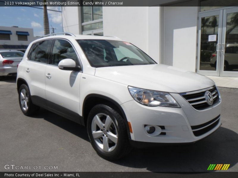 Candy White / Charcoal 2010 Volkswagen Tiguan Wolfsburg Edition