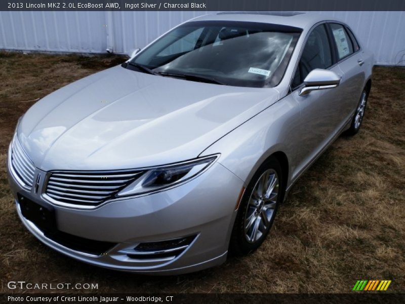 Ingot Silver / Charcoal Black 2013 Lincoln MKZ 2.0L EcoBoost AWD