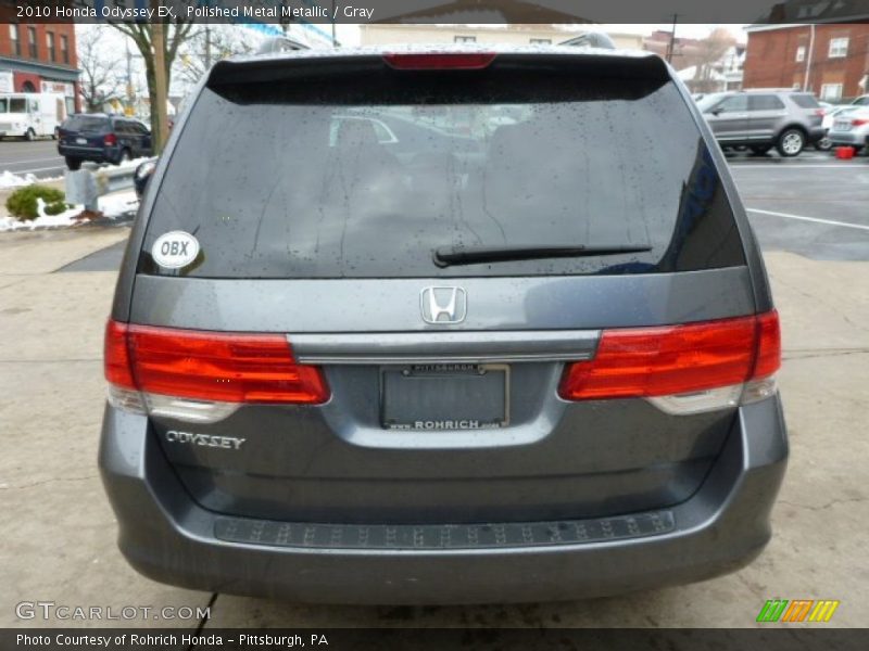 Polished Metal Metallic / Gray 2010 Honda Odyssey EX