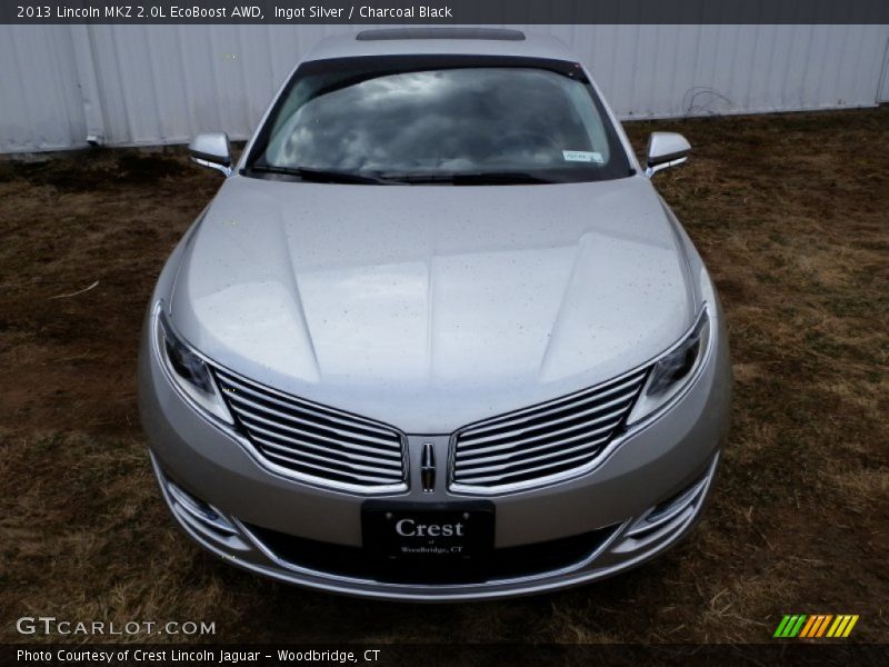 Ingot Silver / Charcoal Black 2013 Lincoln MKZ 2.0L EcoBoost AWD