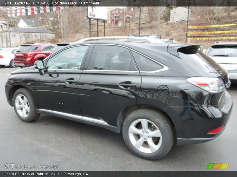Obsidian Black / Parchment 2011 Lexus RX 350 AWD