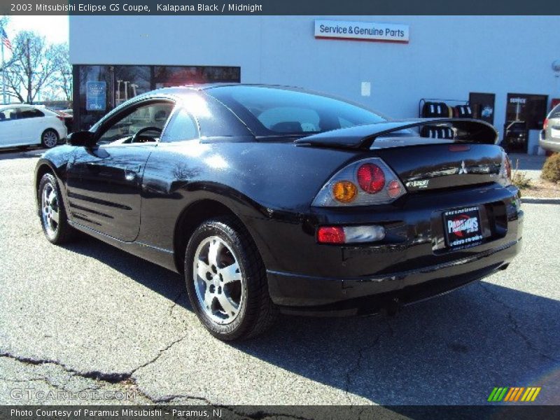 Kalapana Black / Midnight 2003 Mitsubishi Eclipse GS Coupe