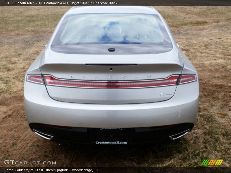 Ingot Silver / Charcoal Black 2013 Lincoln MKZ 2.0L EcoBoost AWD