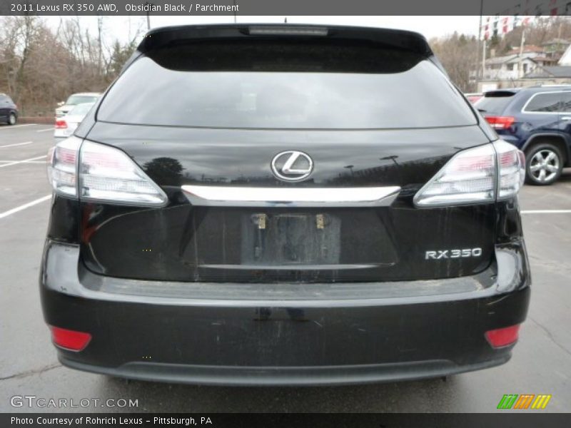 Obsidian Black / Parchment 2011 Lexus RX 350 AWD