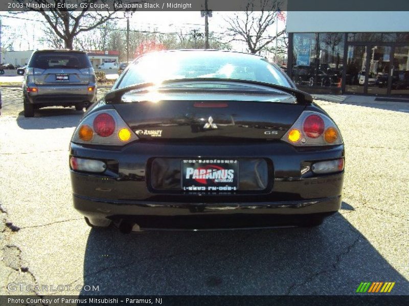 Kalapana Black / Midnight 2003 Mitsubishi Eclipse GS Coupe