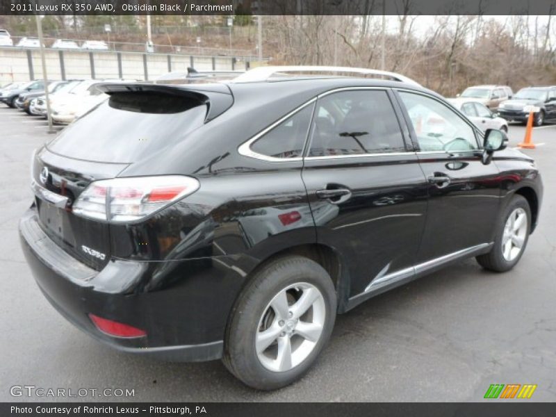 Obsidian Black / Parchment 2011 Lexus RX 350 AWD