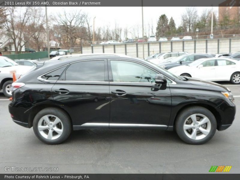 Obsidian Black / Parchment 2011 Lexus RX 350 AWD