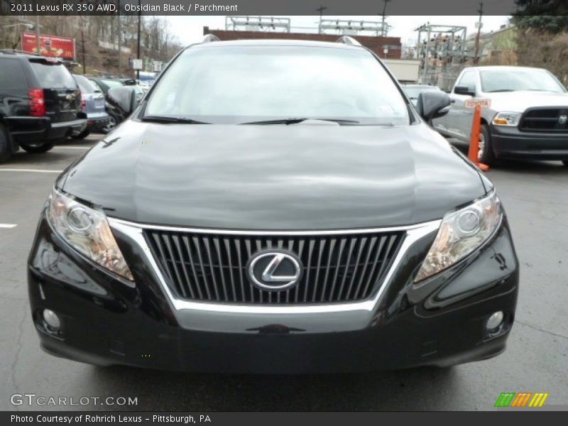 Obsidian Black / Parchment 2011 Lexus RX 350 AWD