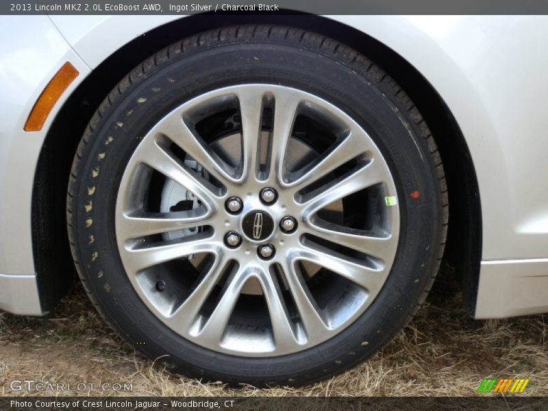 Ingot Silver / Charcoal Black 2013 Lincoln MKZ 2.0L EcoBoost AWD